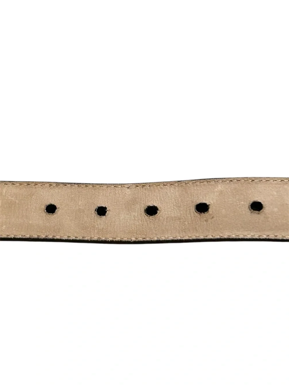 Vintage Brighton Patent Leather Hinge Belt
